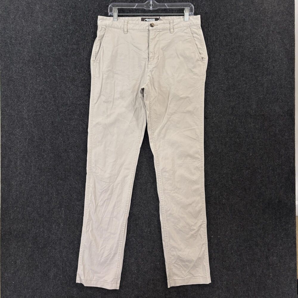 Mountain Khakis Homestead Chino Pants Men's 33x34 Khaki Modern Fit Stretch